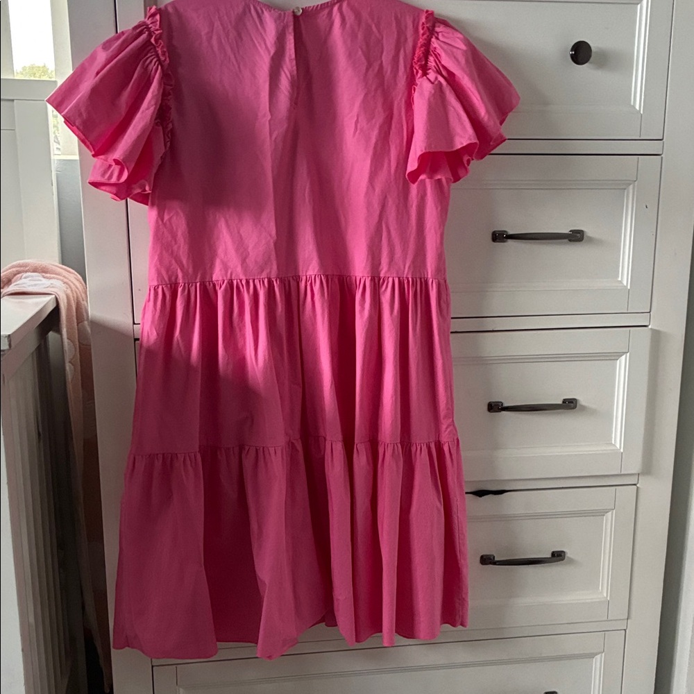Pink Ruffled Dress size L - Picture 5 of 5